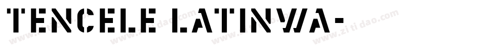 Tencele Latinwa字体转换